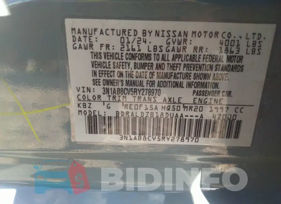 3N1AB8CV5RY278970 Photo# 9
