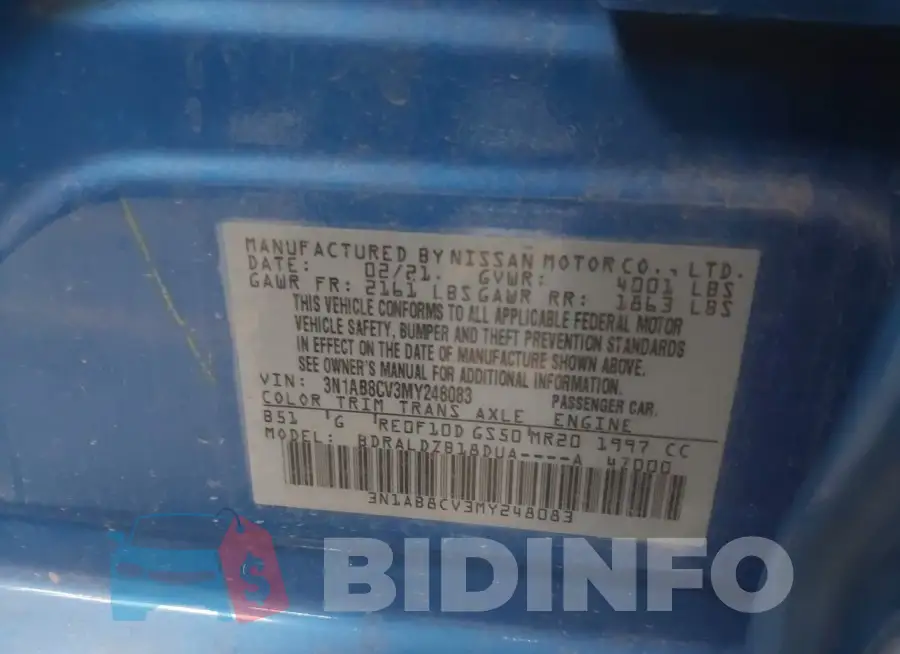 3N1AB8CV3MY248083 Photo# 9