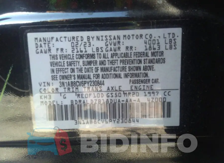 3N1AB8CV6PY230844 Photo# 9