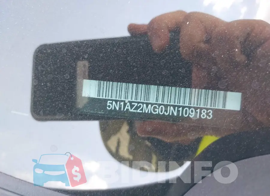5N1AZ2MG0JN109183 Photo# 9