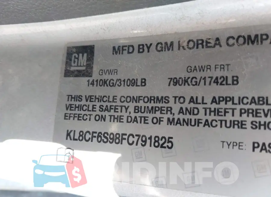 KL8CF6S98FC791825 Photo# 9