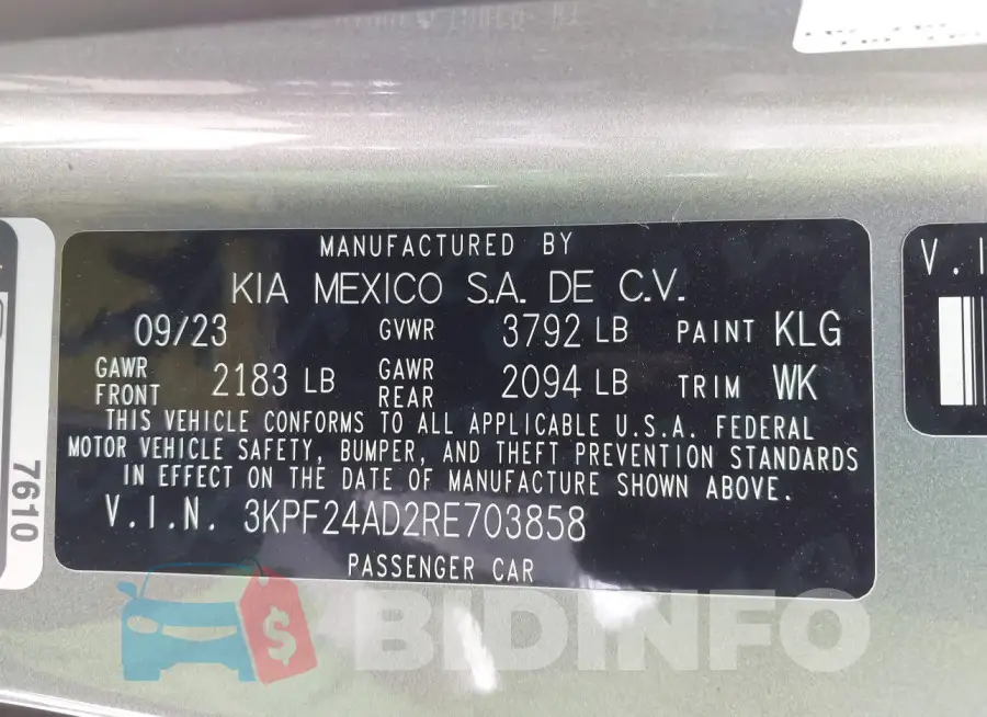 3KPF24AD2RE703858 Photo# 9