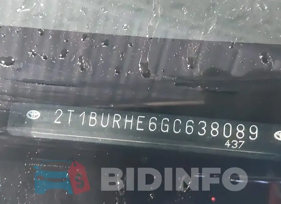 2T1BURHE6GC638089 Photo# 9