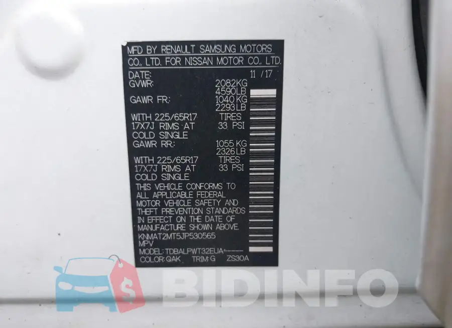 KNMAT2MT5JP530565 Photo# 9