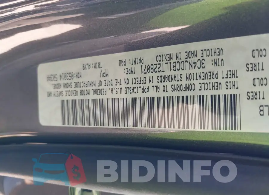 3C4NJDCB1LT228071 Photo# 9