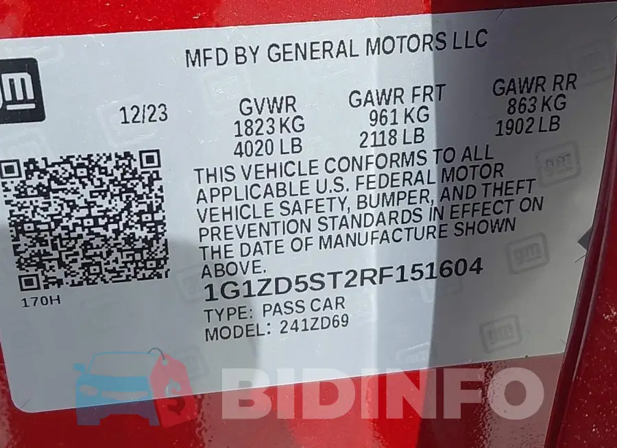 1G1ZD5ST2RF151604 Photo# 9