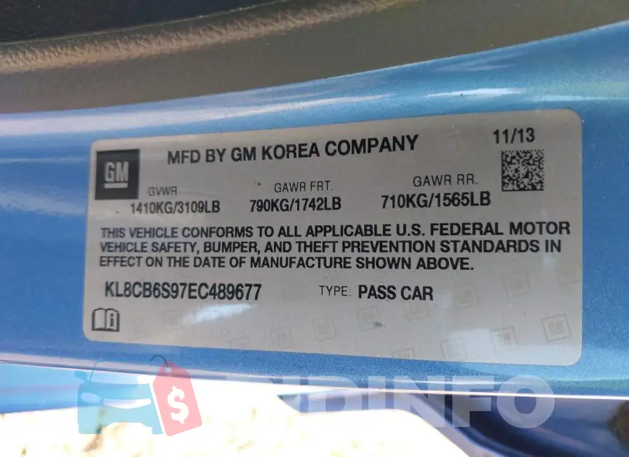 KL8CB6S97EC489677 Photo# 9