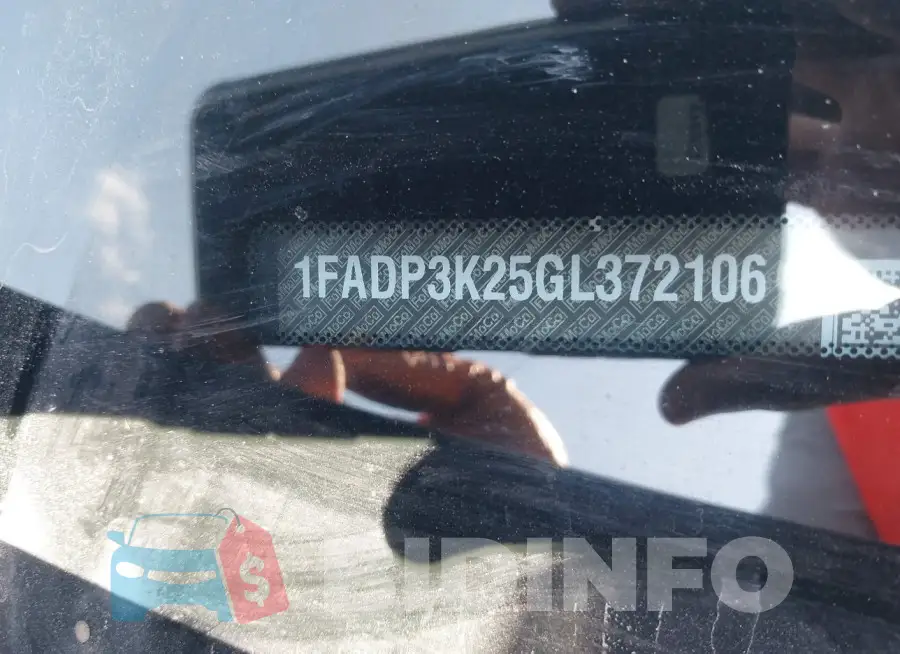 1FADP3K25GL372106 Photo# 9