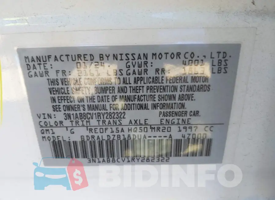 3N1AB8CV1RY282322 Photo# 9