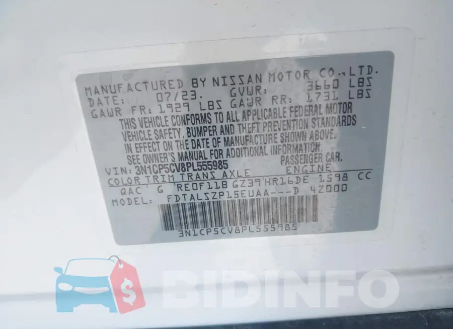 3N1CP5CV8PL555985 Photo# 9