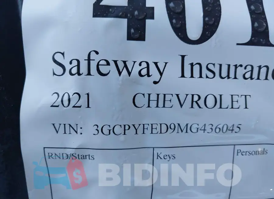 3GCPYFED9MG436045 Photo# 9