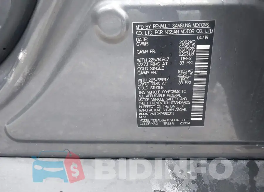KNMAT2MT2KP550211 Photo# 9