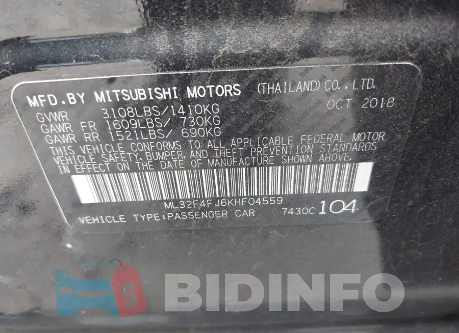 ML32F4FJ6KHF04559 Photo# 9