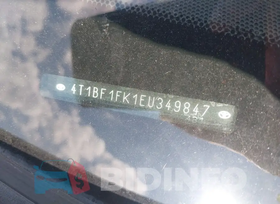 4T1BF1FK1EU349847 Photo# 9
