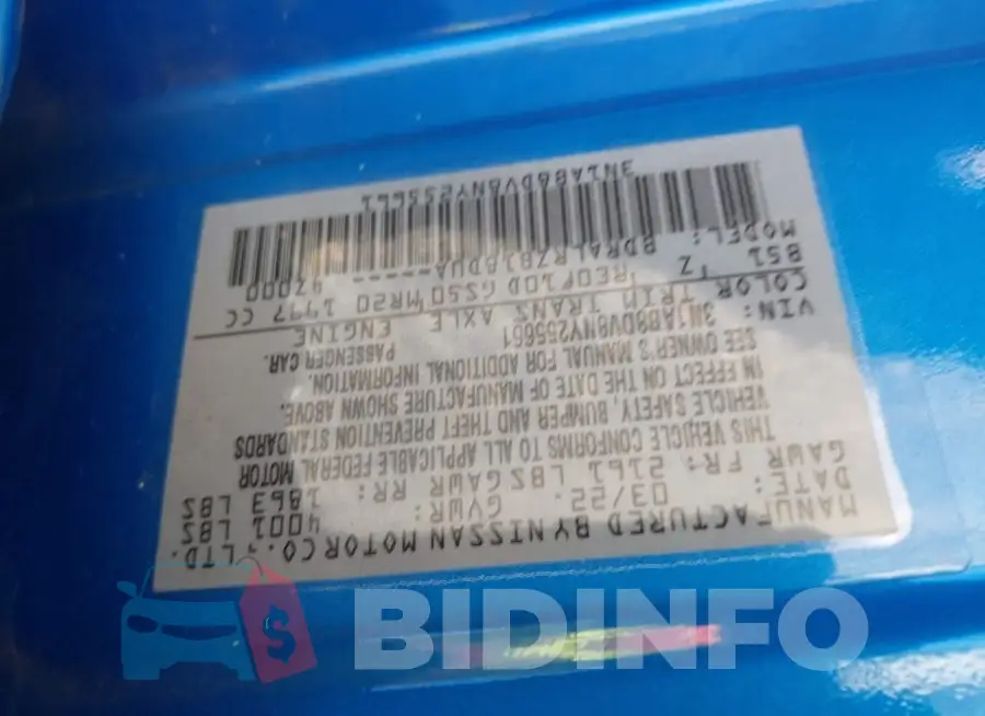 3N1AB8DV8NY255661 Photo# 9