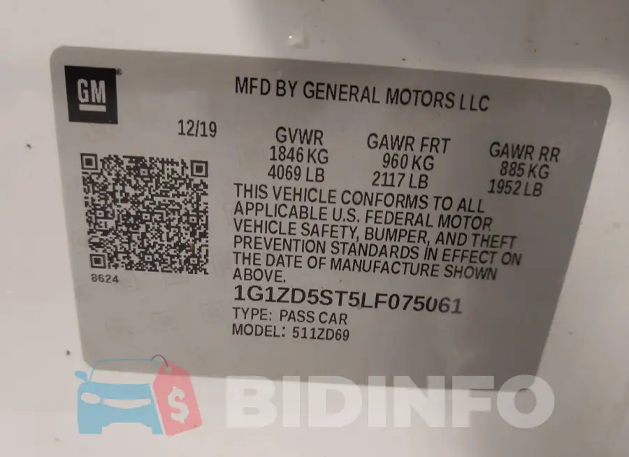 1G1ZD5ST5LF075061 Photo# 9
