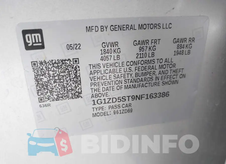 1G1ZD5ST9NF163386 Photo# 9