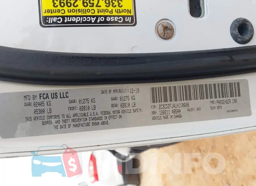 2C3CDZFJ4LH110608 Photo# 9