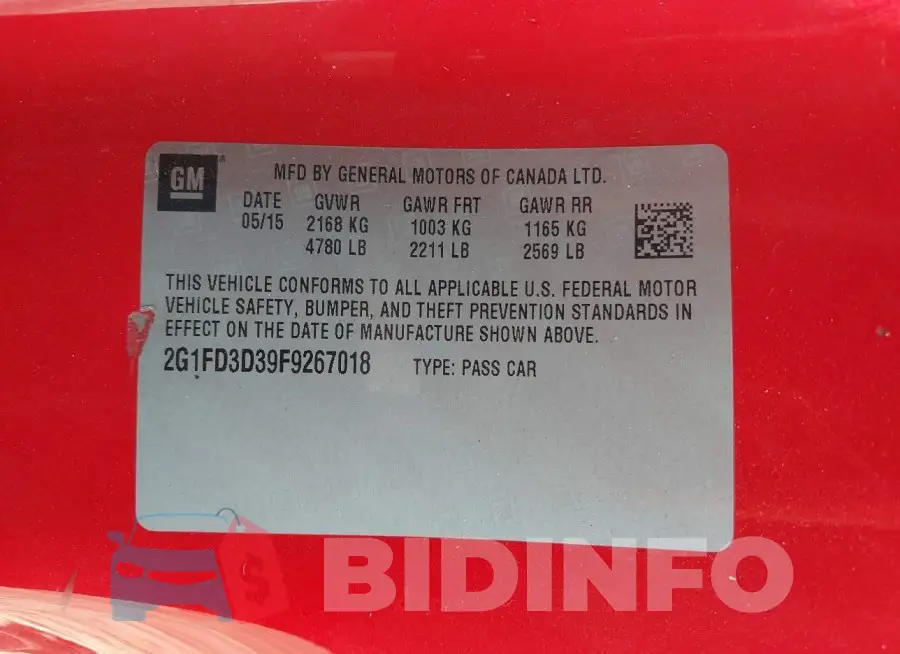 2G1FD3D39F9267018 Photo# 9