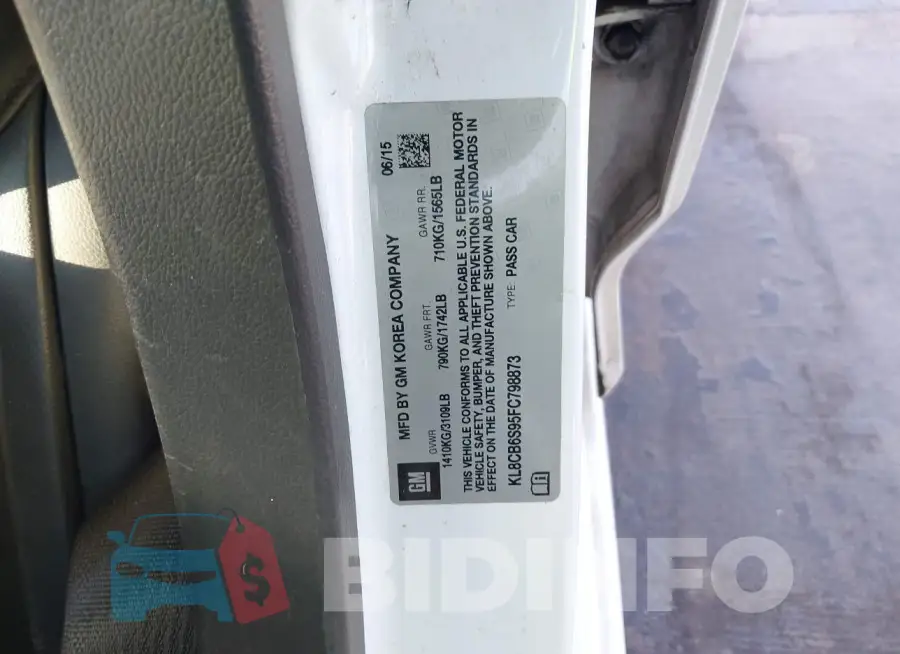 KL8CB6S95FC798873 Photo# 9