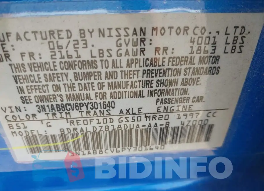 3N1AB8CV6PY301640 Photo# 9