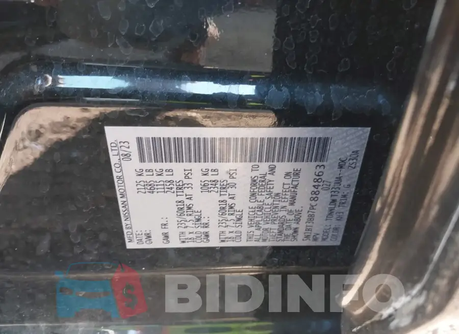 5N1BT3BB7PC884863 Photo# 9