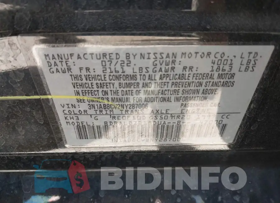 3N1AB8CV2NY287006 Photo# 9