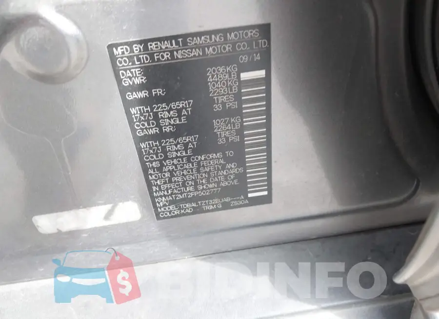 KNMAT2MT2FP502777 Photo# 9