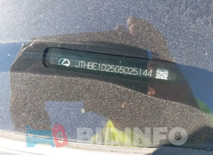 JTHBE1D25G5025144 Photo# 9