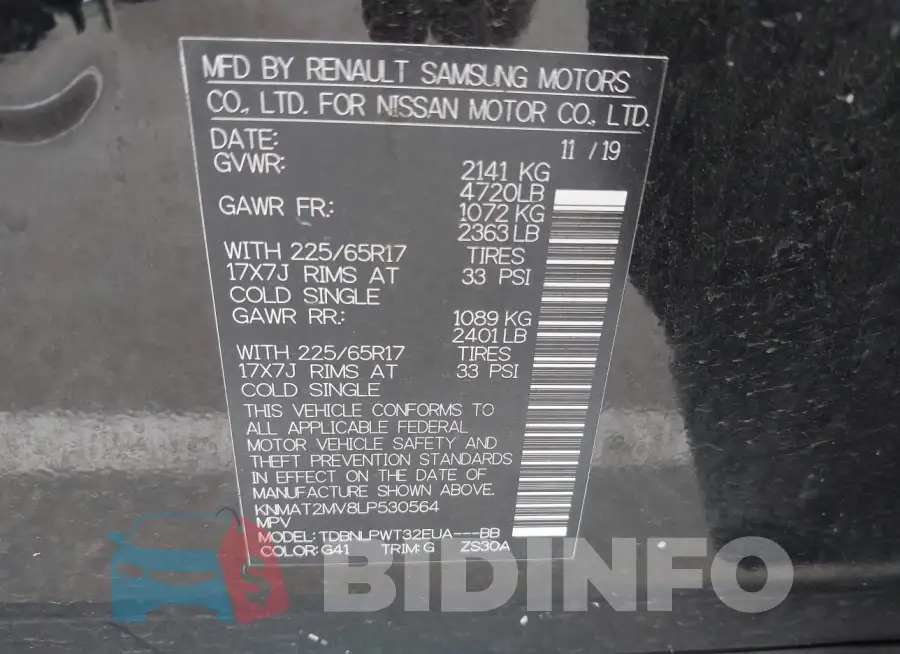 KNMAT2MV8LP530564 Photo# 9