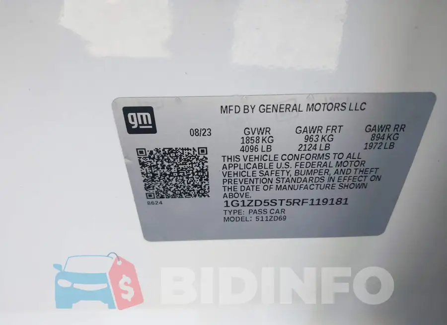 1G1ZD5ST5RF119181 Photo# 9