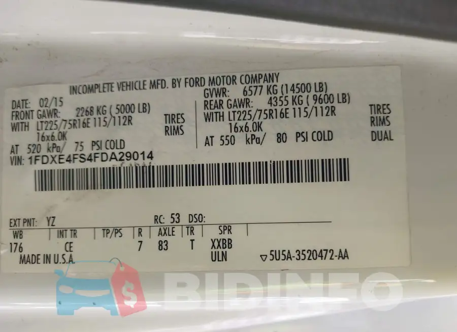 1FDXE4FS4FDA29014 Photo# 8