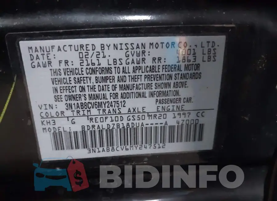 3N1AB8CV6MY247512 Photo# 9