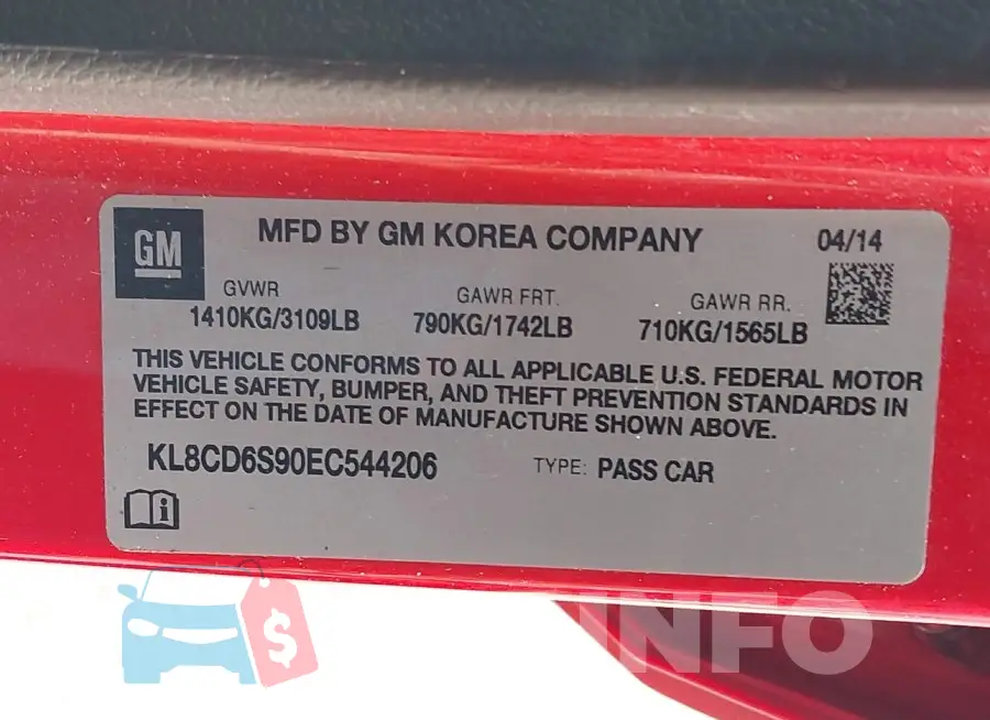 KL8CD6S90EC544206 Photo# 9