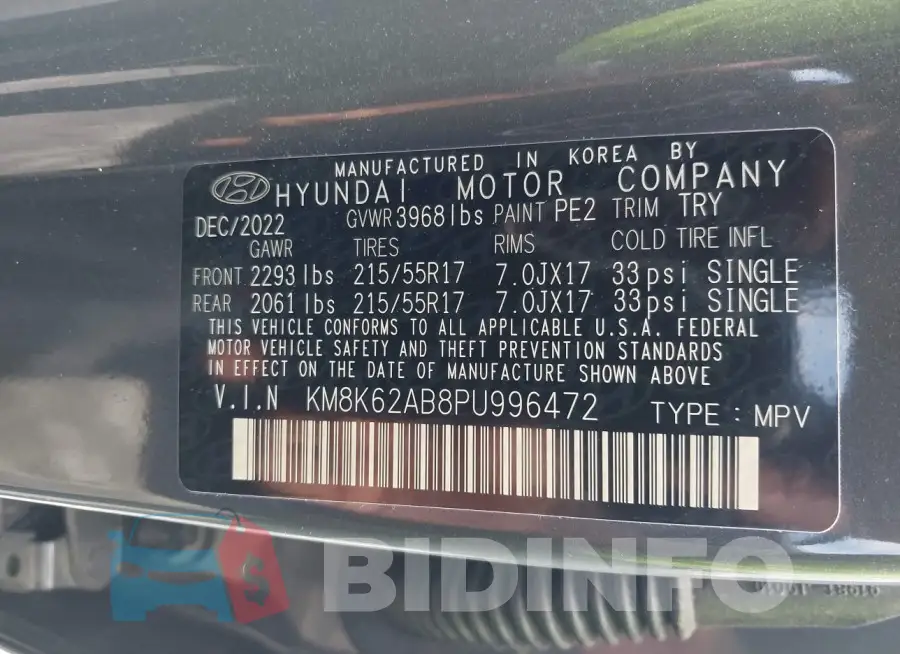 KM8K62AB8PU996472 Photo# 9
