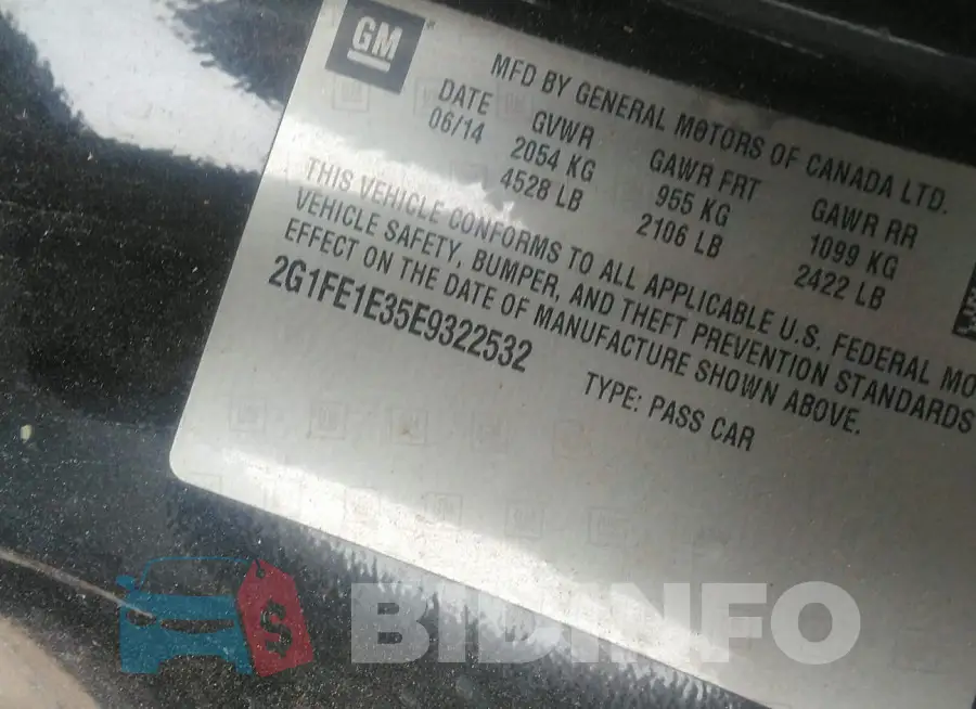 2G1FE1E35E9322532 Photo# 9