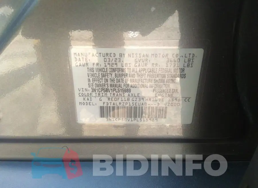 3N1CP5BV1PL515989 Photo# 9