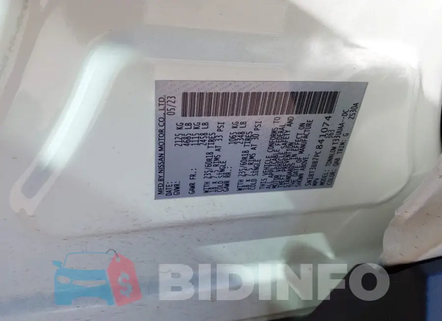 5N1BT3BB7PC841074 Photo# 9