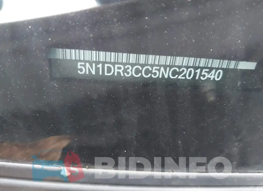 5N1DR3CC5NC201540 Photo# 9