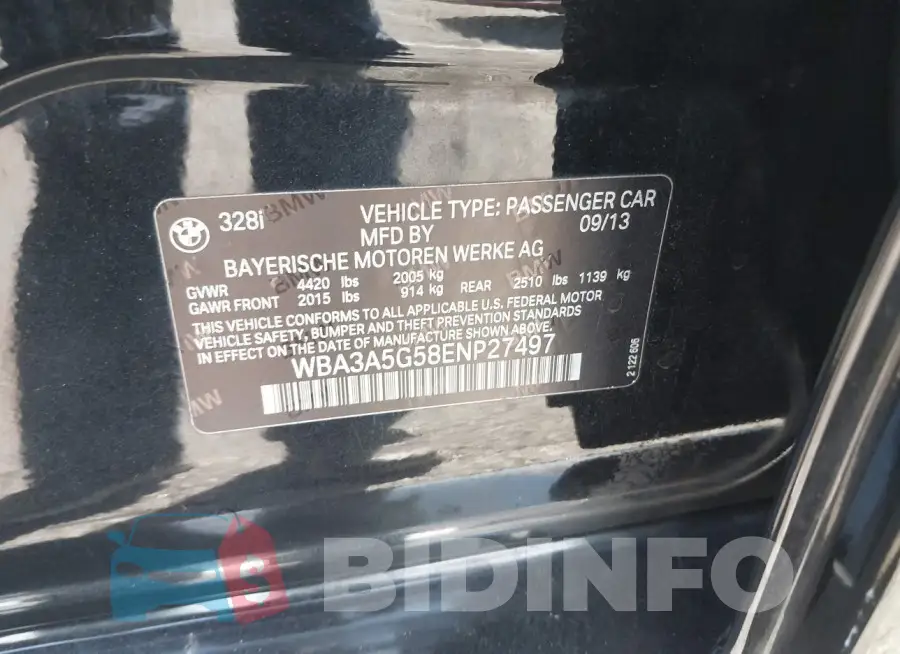 WBA3A5G58ENP27497 Photo# 9