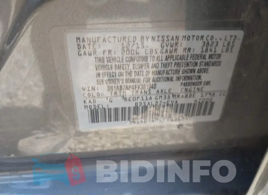3N1AB7AP4FY381940 Photo# 9