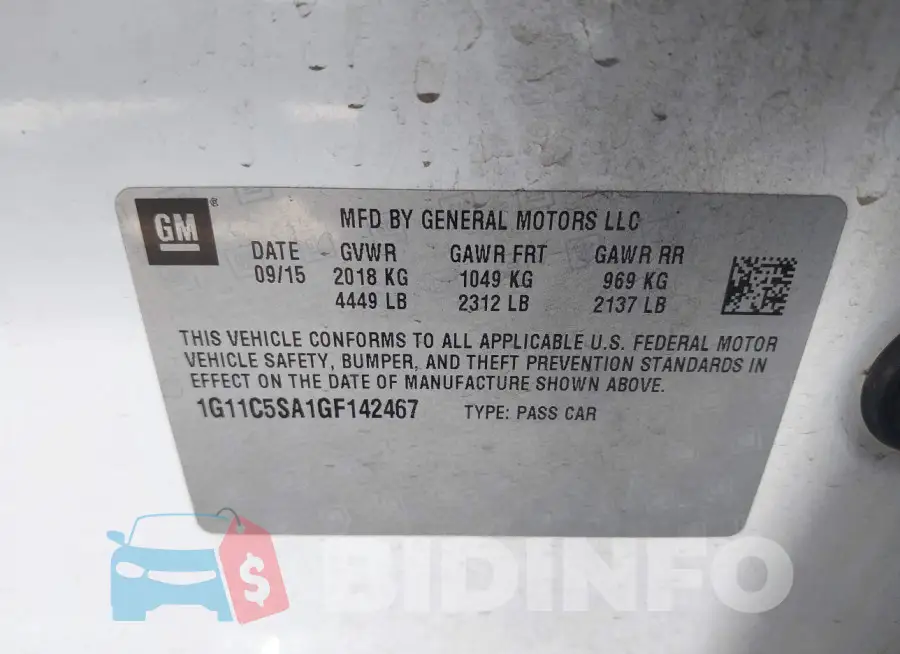 1G11C5SA1GF142467 Photo# 9
