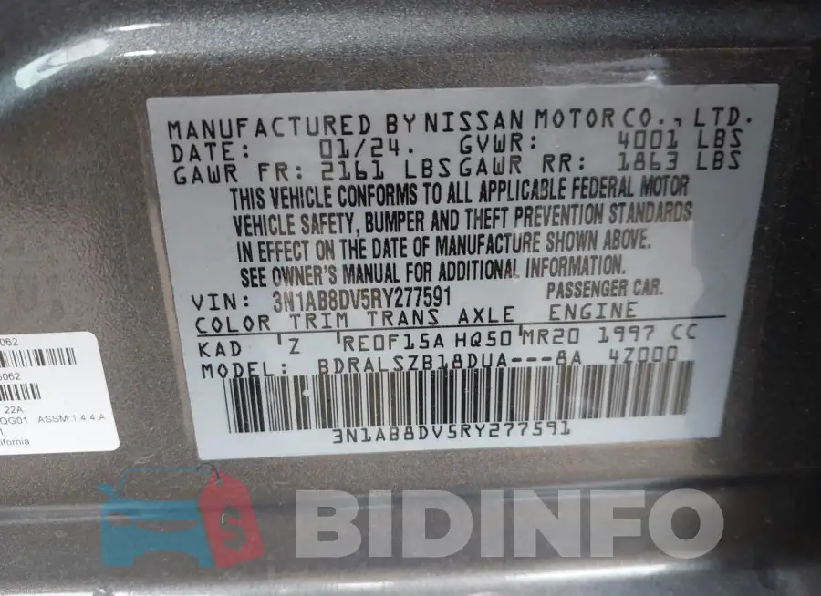 3N1AB8DV5RY277591 Photo# 9