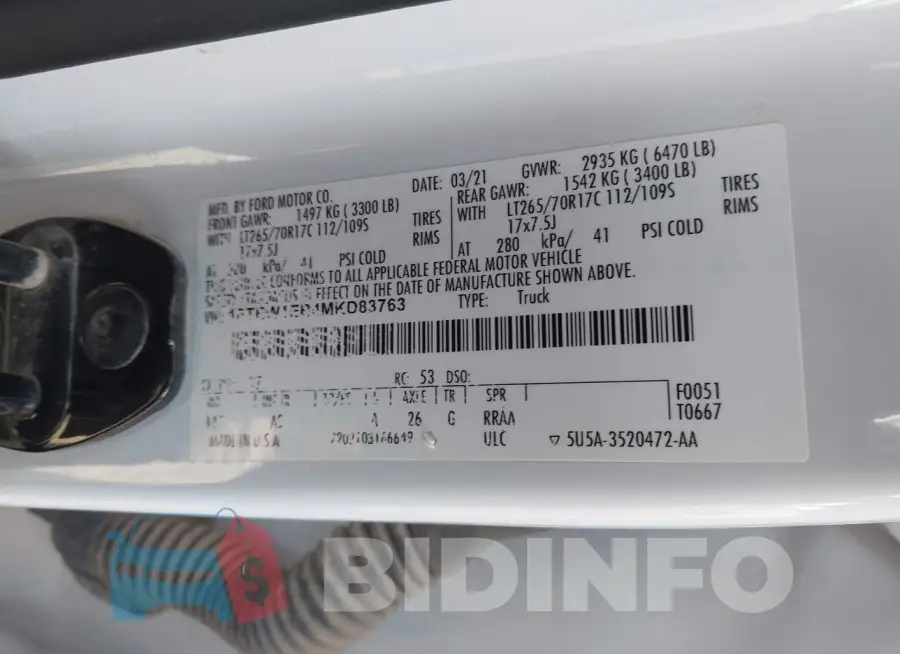 1FTEW1EB4MKD83763 Photo# 9