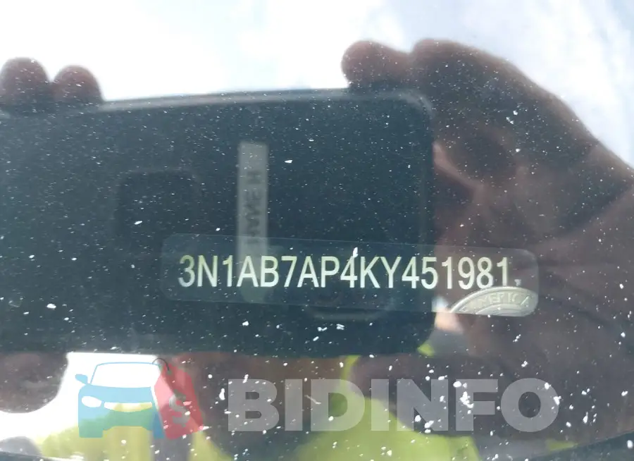 3N1AB7AP4KY451981 Photo# 9