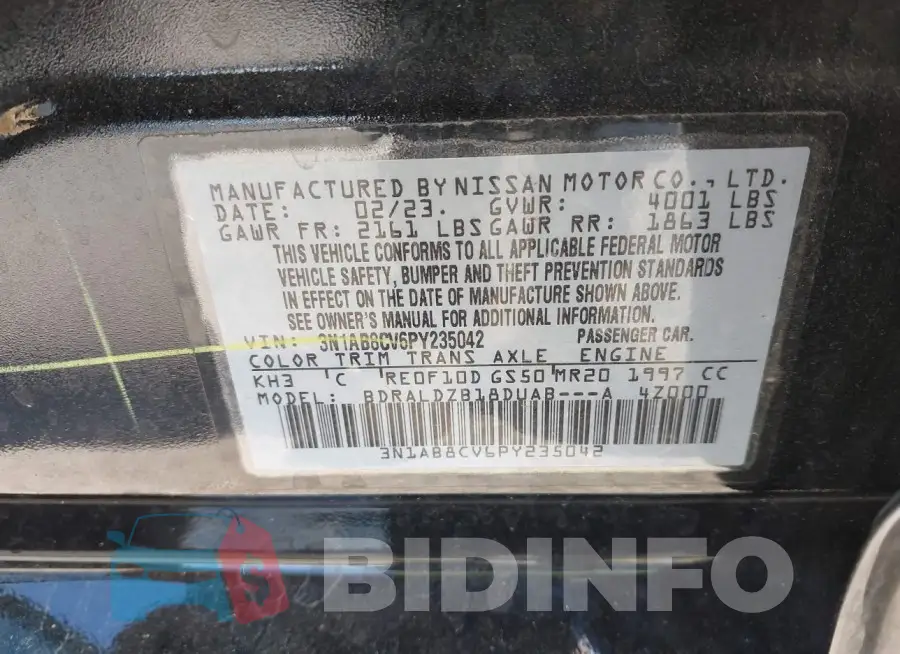 3N1AB8CV6PY235042 Photo# 9