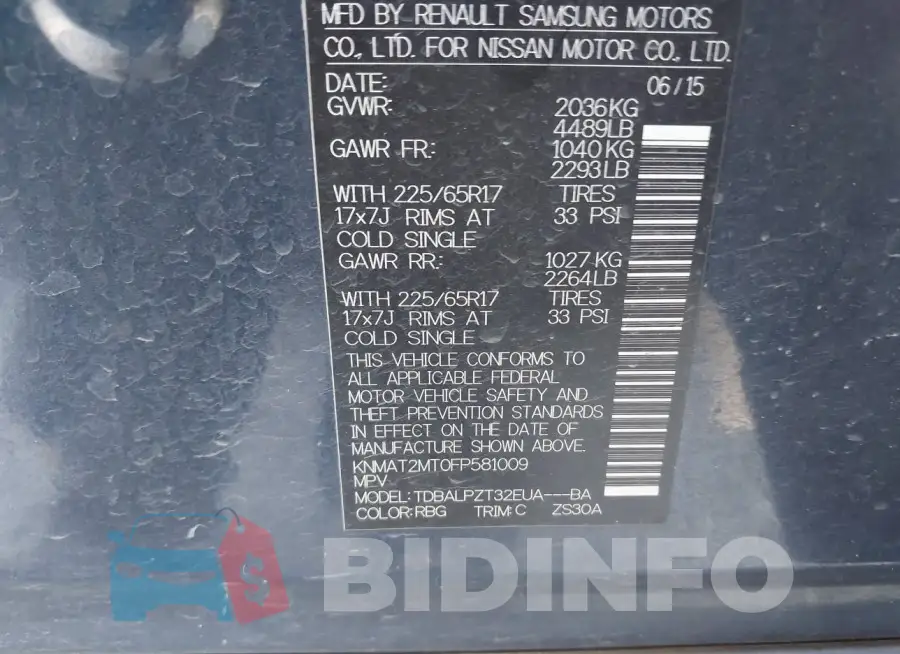 KNMAT2MT0FP581009 Photo# 9