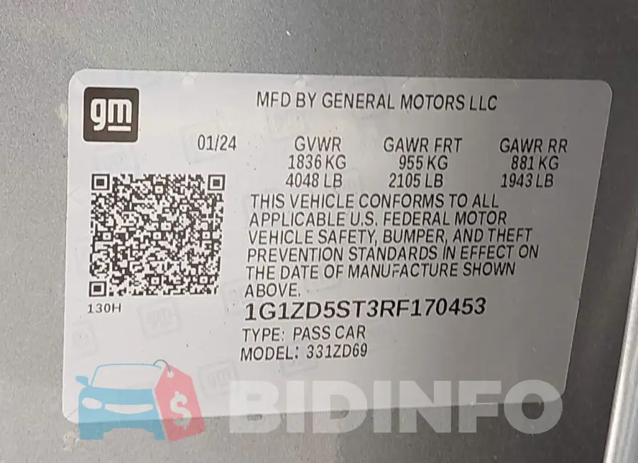 1G1ZD5ST3RF170453 Photo# 9