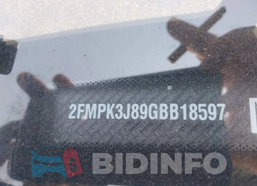 2FMPK3J89GBB18597 Photo# 11