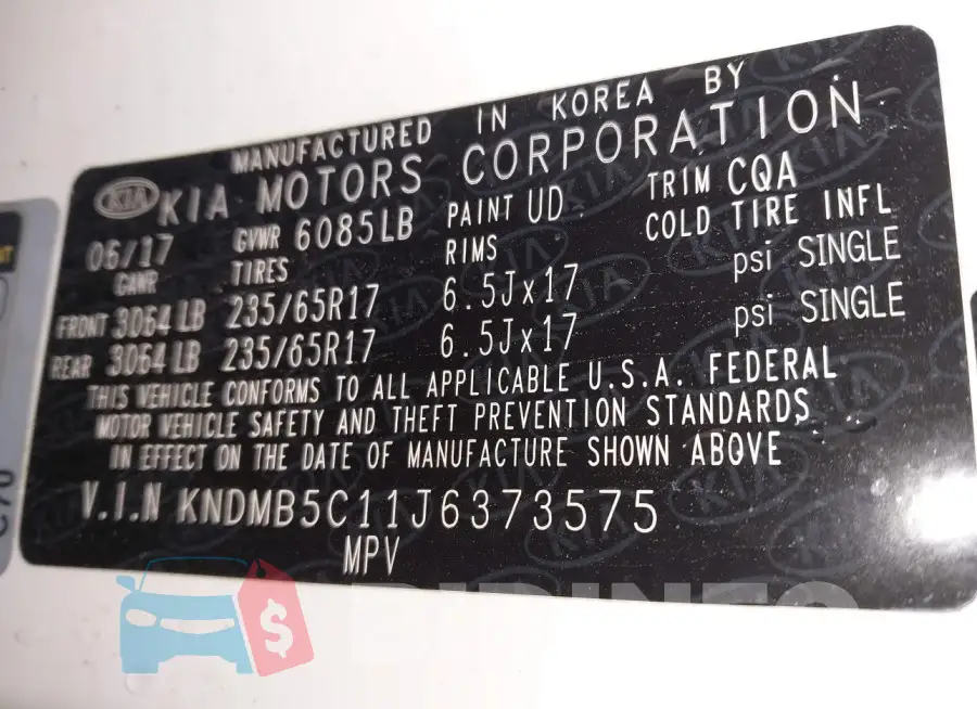 KNDMB5C11J6373575 Photo# 9